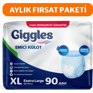 Yetişkin Emici Külot Ekstra Large 30'lu 3 Paket 90 Adet