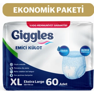 Yetişkin Emici Külot Ekstra Large 30'lu 2 Paket 60 Adet