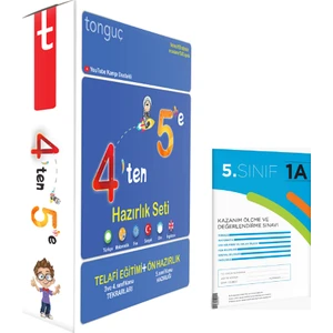 Tonguç Akademi 5. Sınıf 4'ten 5'e Hazırlık Seti (3 Kitap-1 Deneme)