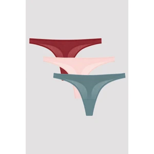 Çok Renkli Perfect 3lü Tanga Külot