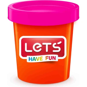 Let’s Tek Renk Oyun Hamuru 115 gr Pembe / L-8440-7