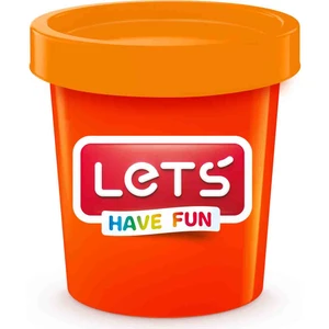 Let’s Tek Renk Oyun Hamuru 115 gr Turuncu/ L-8440-8