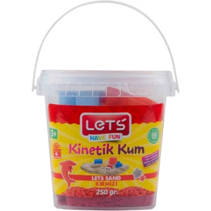 Let’s  Kinetik Kum 250 gr Kırmızı / L-10189