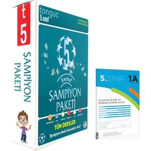 Tonguç Akademi 5. Sınıf Şampiyon Paketi (6 Kitap - 1 Deneme)