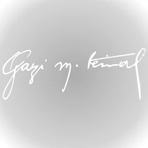 Quart Aksesuar Gazi M.kemal Atatürk Imza Sticker Oto Araba Cam Sticker