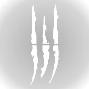 Quart Aksesuar 30 x 10 cm Monster Pençe Oto Sticker Araba Far Sticker