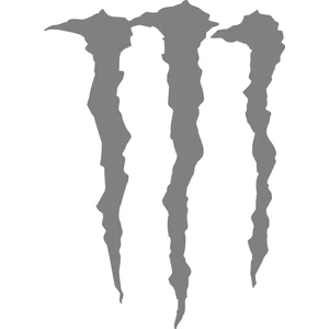 Quart Aksesuar Monster Pençe Oto Sticker Far ve Cam Sticker