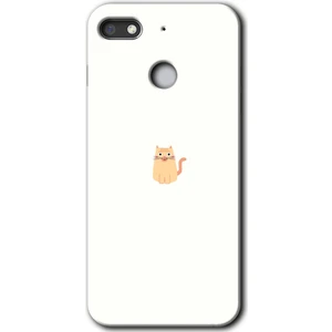 Bera Aksesuar General Mobile Gm 8 Go Kılıf Hd Desen Baskılı Arka Kapak - Cat Minimalism