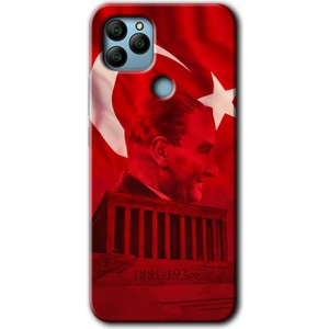 Bera Aksesuar General Mobile Gm 22 Plus Kılıf Hd Desen Baskılı Arka Kapak - Anıtkabir Atatürk