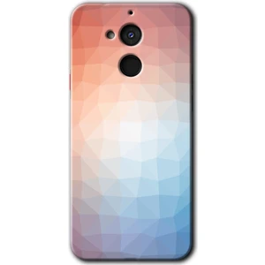 Bera Aksesuar General Mobile Gm 8 Kılıf Hd Desen Baskılı Arka Kapak - Polygon Graident 3
