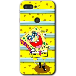 Bera Aksesuar General Mobile Gm 9 Pro Kılıf Hd Desen Baskılı Arka Kapak - Aşık Sünger Bob