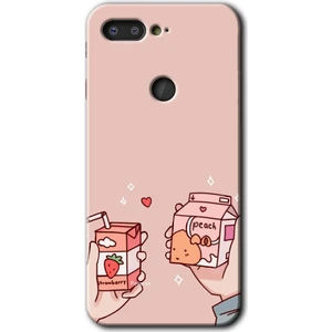 Bera Aksesuar General Mobile Gm 9 Pro Kılıf Hd Desen Baskılı Arka Kapak - Meyveli Süt