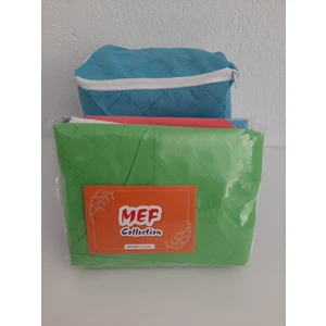 Mef Collection Çorap Hurcu Tela Baza Altı Karışık Renk 5'li