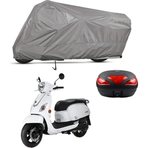 Sym Fiddle 3 200 I Arka Çanta Uyumlu Motosiklet Brandası Motor Brandası