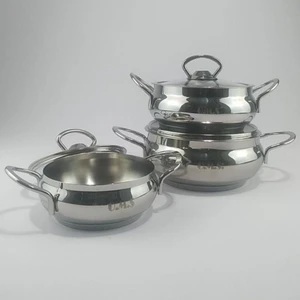 Oms Baby Mini Sağlıklı Çelik Tencere Seti - Küre