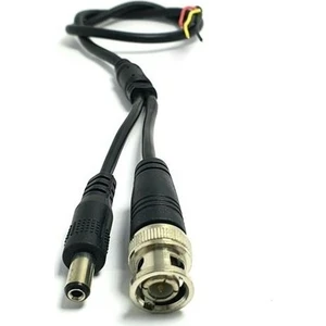 Hazır Bnc Power Jak 10 Adet Kablolu Güvenlik Kablo Cctv Için
