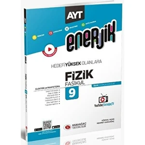 Karaağaç Yayınları 2023 Enerjik AYT Fizik Fasikülleri - 9