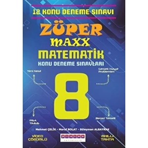 LGS 8. Sınıf Züper Maxx Matematik Konu Denemeleri