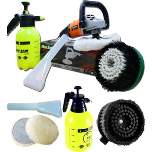 Max Extra Devir Ayarlı Koltuk Yıkama ve Koltuk Fırçalama Makinası 1200 Watt