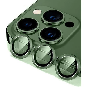 Apple iPhone 13 Pro Max Mercek Lens Kamera Koruyucu Yeşil