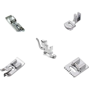 Aile Dikiş Makinası Kıvırma Nervür Sürfile Büzgü Ayak Seti