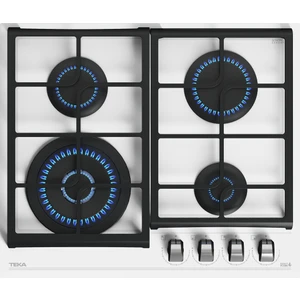 - Gzc 64320 Xbc Wh - Ankastre Exactflame Teknolojili Kristal Wok Gözlü Cam Gazlı Ocak - Döküm Izgara - Beyaz - 60 cm - 112570168