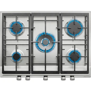 - Ex 70.1 5g Aı Al Dr Cı - Ankastre Paslanmaz Çelik Wok Gözlü Gazlı Ocak - Döküm Izgara - Inox - 70 cm - 112610037