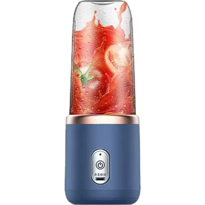 Tulip Kitchenware USB Şarj Edilebilir Taşınabilir Meyve Sıkacağı - Mavi (Yurt Dışından)