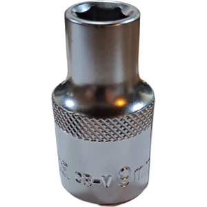 1/2” Lokma Anahtar Kısa - 6 Köşe 9 mm