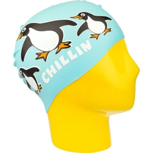 Özel Baskılı Bone Penguenler Chillin Mavi