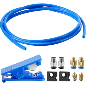 Capricorn Xs Bowden Borulu 3D Yazıcı Parçaları Kiti, Ptfe Tüp Kesici, Creality Ender 3/3 Pro/5 CR-10/10S Için Nozullar (Yurt Dışından)