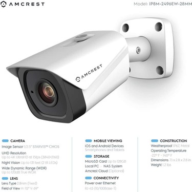 amcrest 4k wifi camera