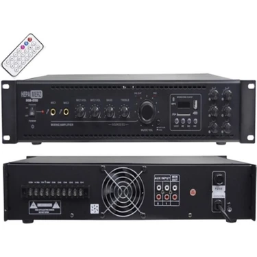 Hepa Merz HM550 - 6 Bölgeli Anfi 550 Watt 6 Zone Mikser Amfi Usb