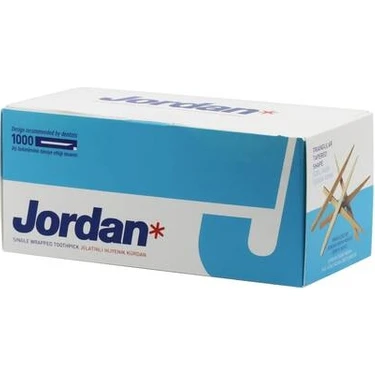 Jordan Kürdan 1000li Mavi Renkli Hijyenik Diş Temizleme Ürünü Kullan