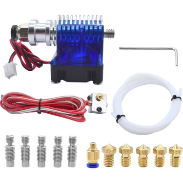 Sunflowerr J Tarzı Kafa Hotend Tam Kiti 5 Adet Ekstruder Baskı Kafası + E3D V6 Makerbot Reprap 3D