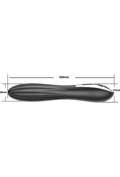 Xuanai Özel Kabartmalı Şarjlı Vibratör - Siyah Model 1