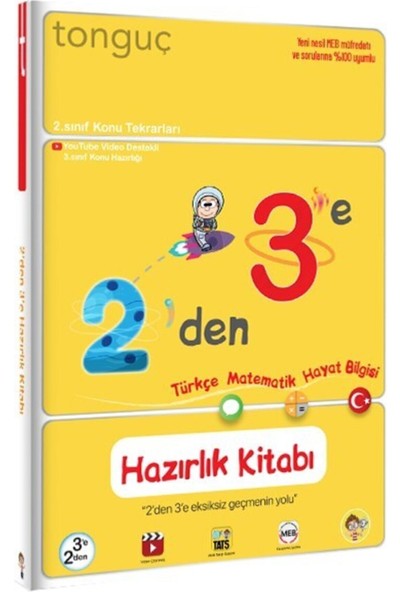 Tonguç Akademi Yayınları 2 Den 3 Hazırlık Kitabı Vetatil Kitabı
