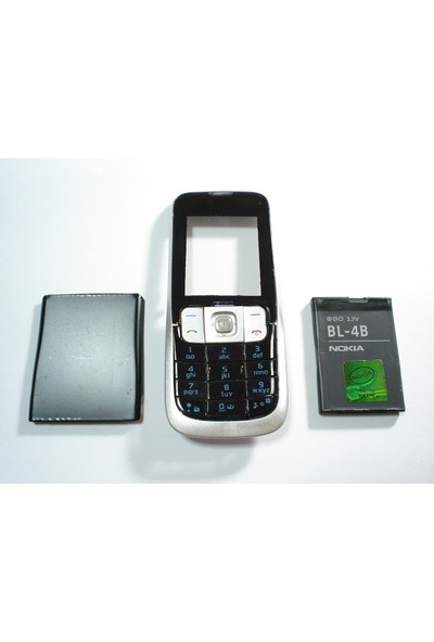 Kotenart Nokia 2630 Kapak Tuş Takımı +Bl-4b Batarya,sıfır