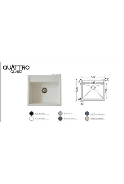 Quattro Eviye Quattro Quartz