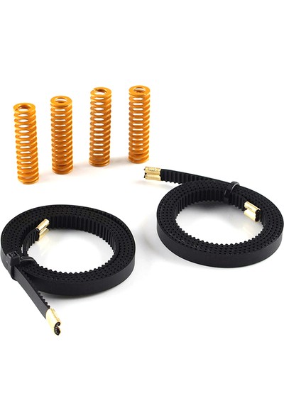 Sunflowerr Açık Döngü Triger Kayışı Kauçuk Gt2 x Ekseni 765X6MM Y Ekseni 720X6MM Kayışlı 4 Adet Sıcak Yatak Yaylı Creality Ender 3 (Yurt Dışından)