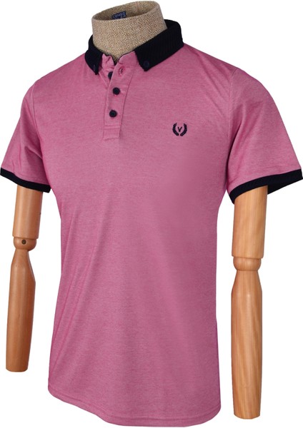 Polo Yaka Düz Slim Fit Erkek T-shirt