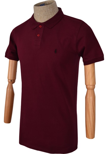 Polo Yaka Düz Slim Fit Erkek T-shirt