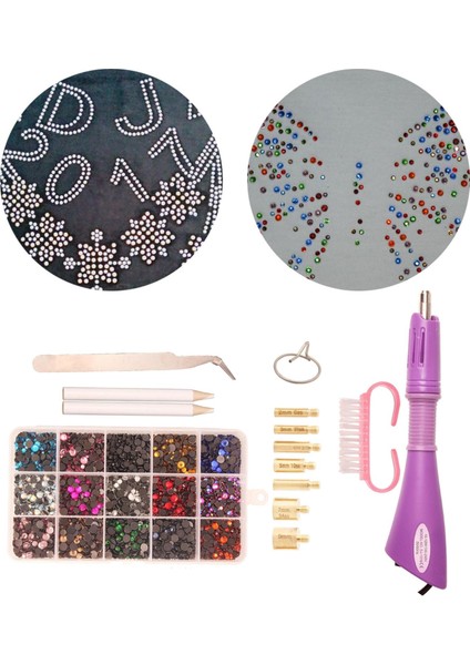 Aplikatör, Dıy Setter 7 Farklı Ipucu, Cımbız ve Fırça ve Rhinestones Kristal Dahil (Yurt Dışından) fiyatları