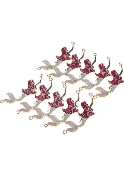 10PCS Ocean Sealife Deniz Kızı Boncuklu Altlar 46X16MM (Yurt Dışından)