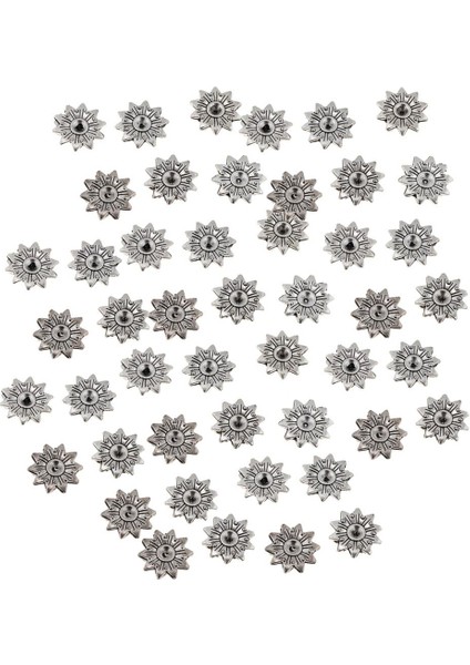 50 Adet Çiçek Gevşek Aralayıcı Metal Boncuk (Yurt Dışından) indirimleri