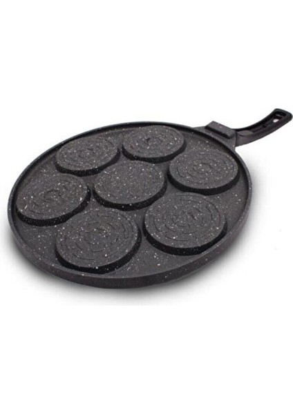 Yüz Emojili 28 cm Granit Döküm Pankek Tavası modelleri
