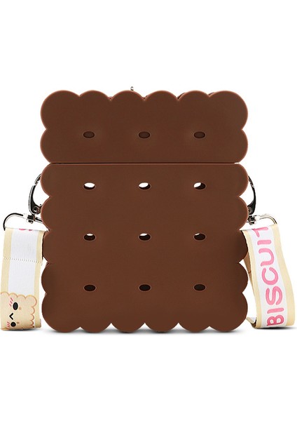 380ML Şirin Bisküvi Modeli Çocuk Su Şişesi - Kahverengi (Yurt Dışından)