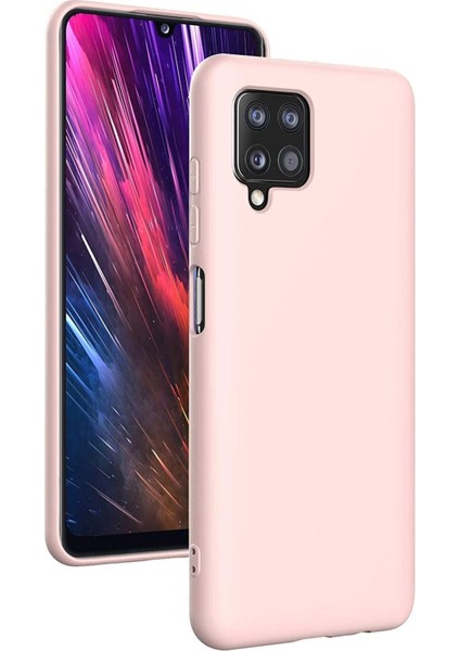 Oppo A15S CPH2179 Kılıf Lansman Silikon Mat Yüzey Içi Kadife Kapak Tpu