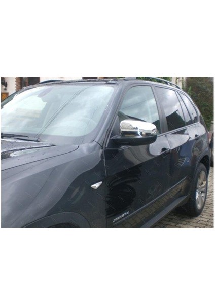 Bmw X5 Krom Ayna Kapağı 2007-2012 2 Parça P.çelik