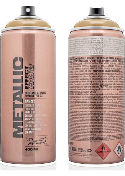 Effect Metallic Sprey Boya 400 ml Metallic Gold EMC1050